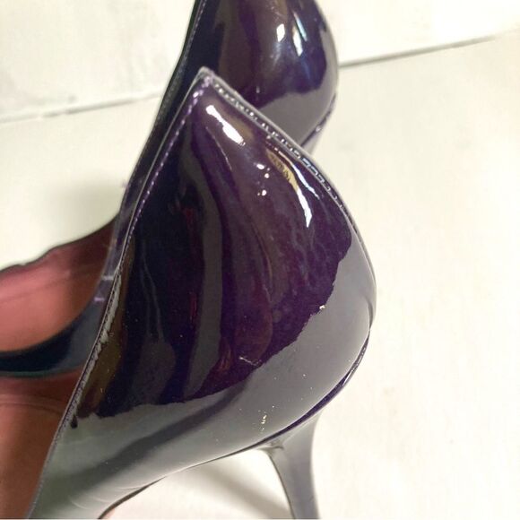 Jean-Michel Cazabat Purple Patent Leather Heels Size 8 - Picture 5 of 10
